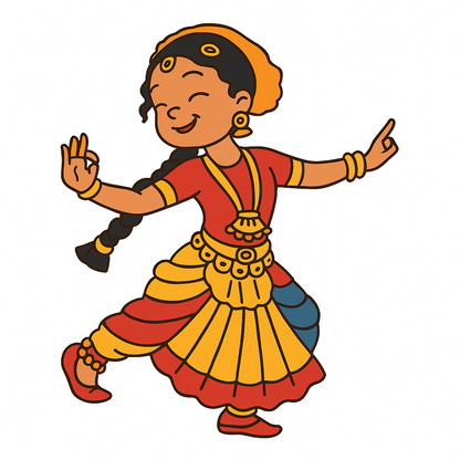 Kathakali Dance Pre Marked Cutout