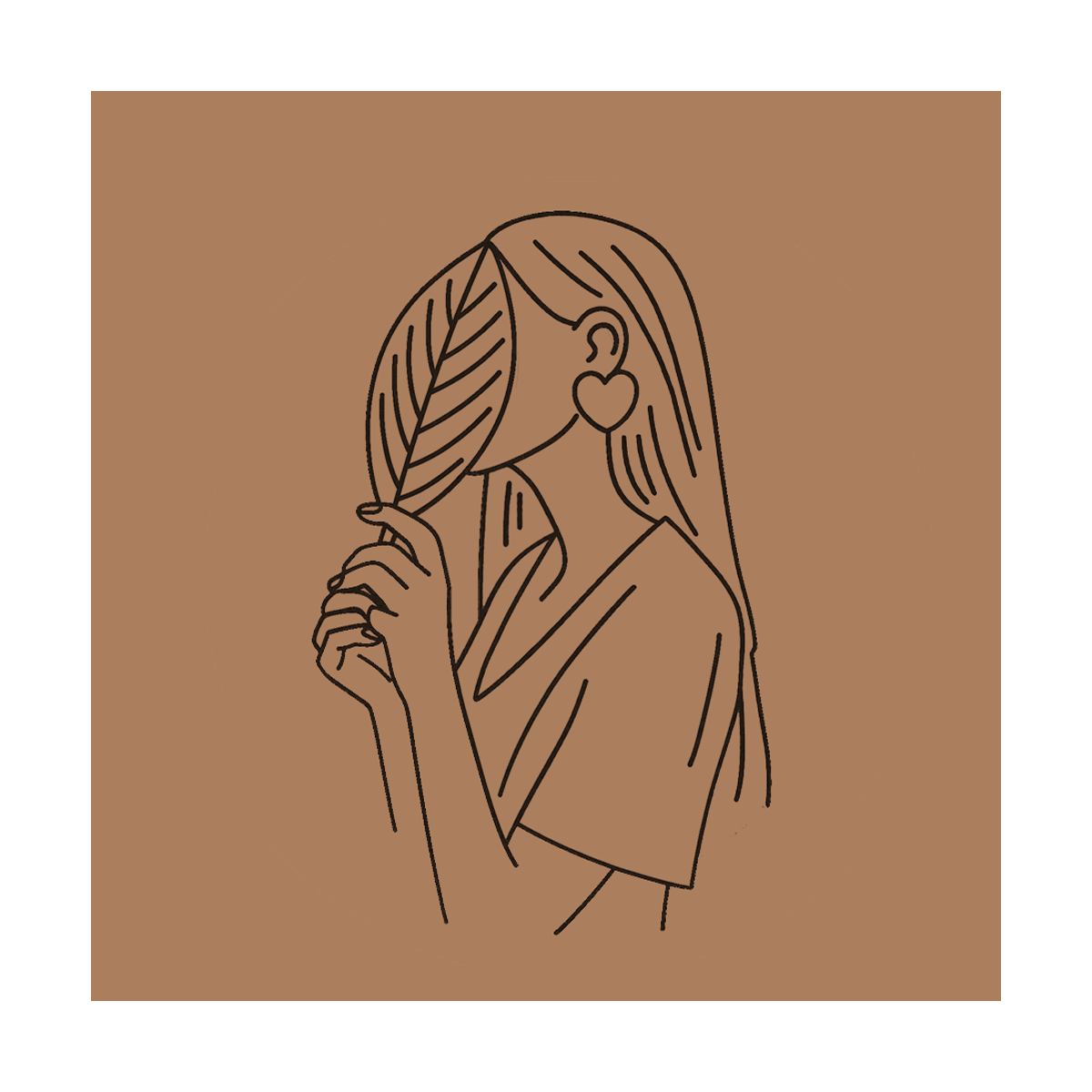 woman Pre-marked Design for painting
