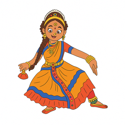 Kathakali Dance Pre Marked Cutout