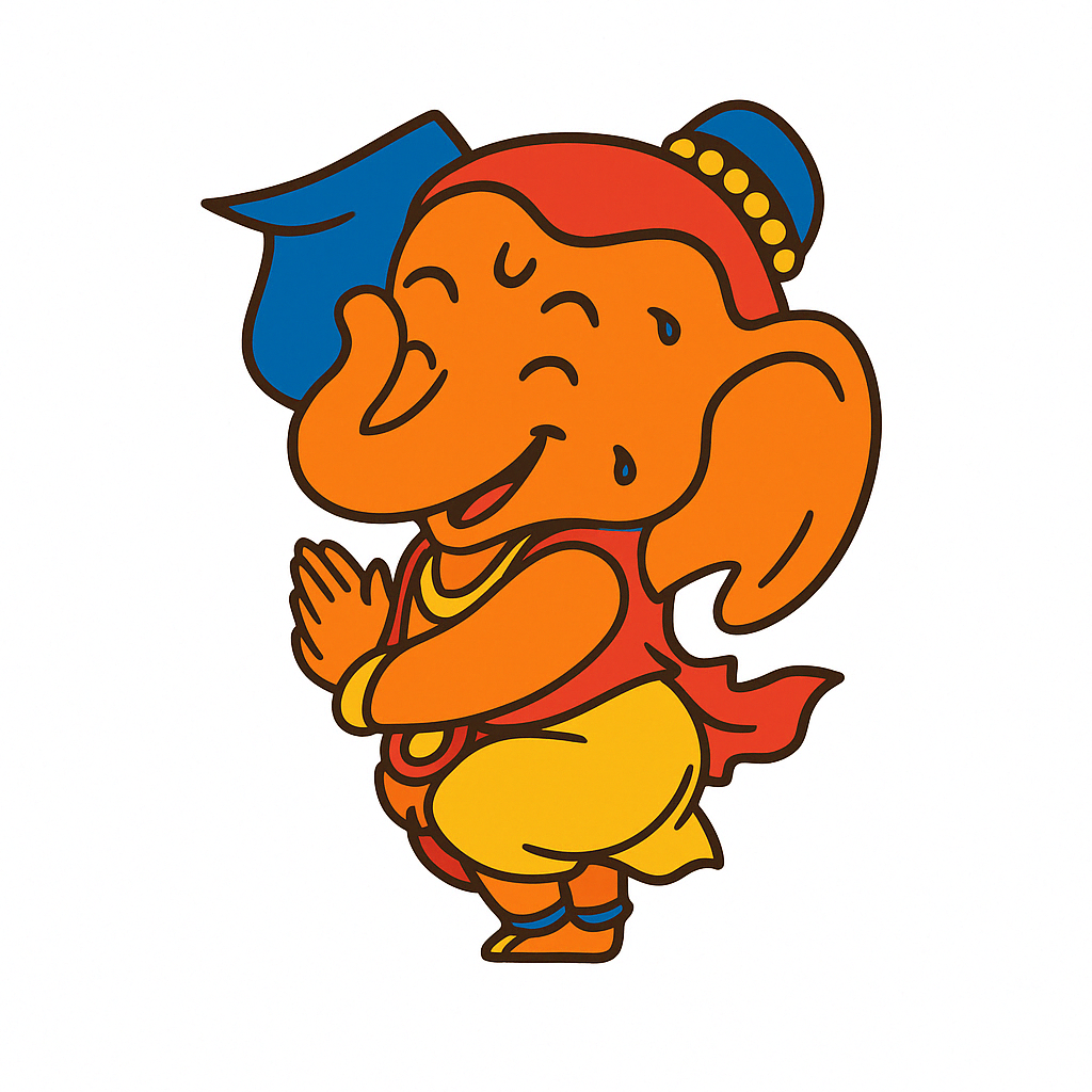 Baby Ganesha MDF Pre-Marked Cutout