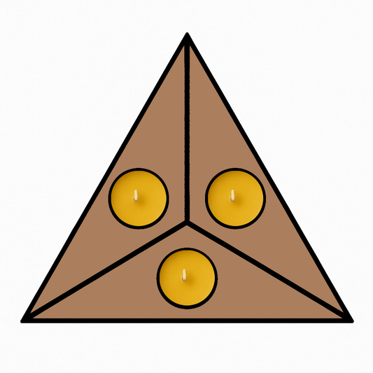 Triangle Shape Tea Light Candle Holder