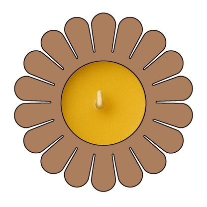 Daisy Flower Tea Light Holder