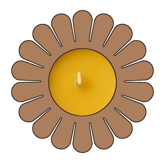 Daisy Flower Tea Light Holder