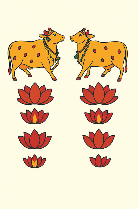 Pichwai Cow Cutout
