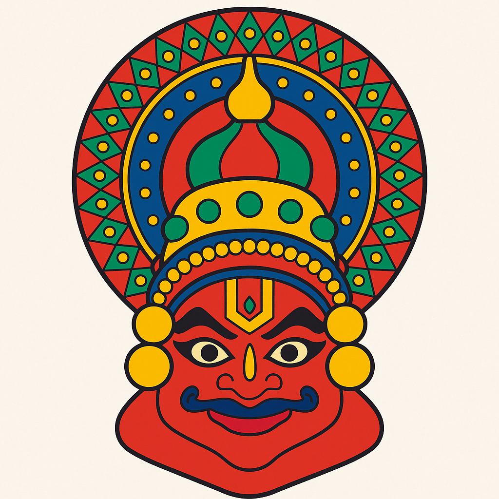 Khathakali MDF Pre-Marked Cutout