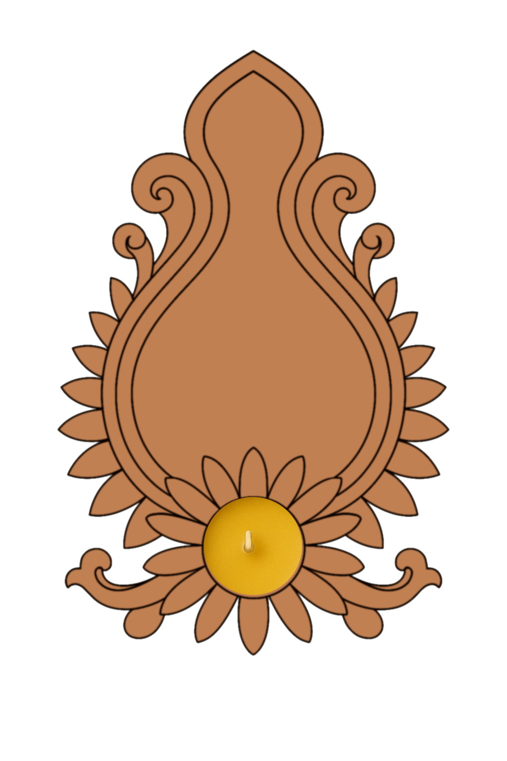 Flower T-Light Holder