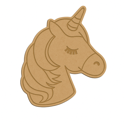 Unicorn Shape MDF Fridge Magnets Base