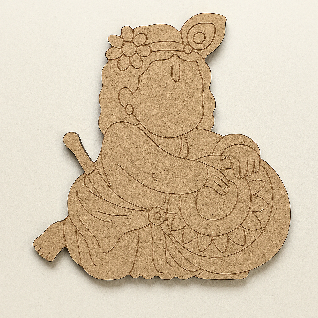 Cute Baby Krishna Pre-Marked