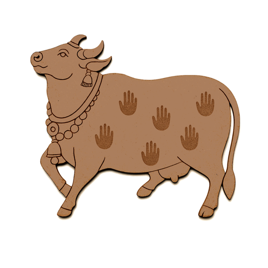 Pichwai Cow MDF Cutout