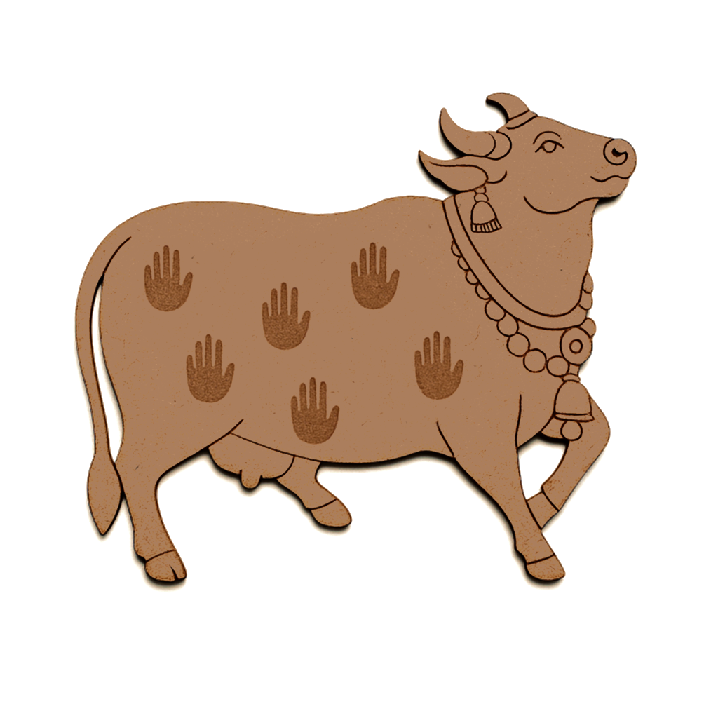 Pichwai Cow MDF Cutout
