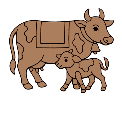 Cow and Calf Pre-Marked