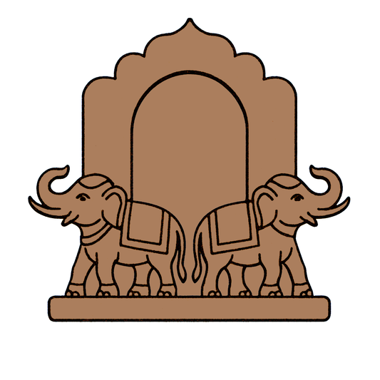MDF Pre Marked Elephant