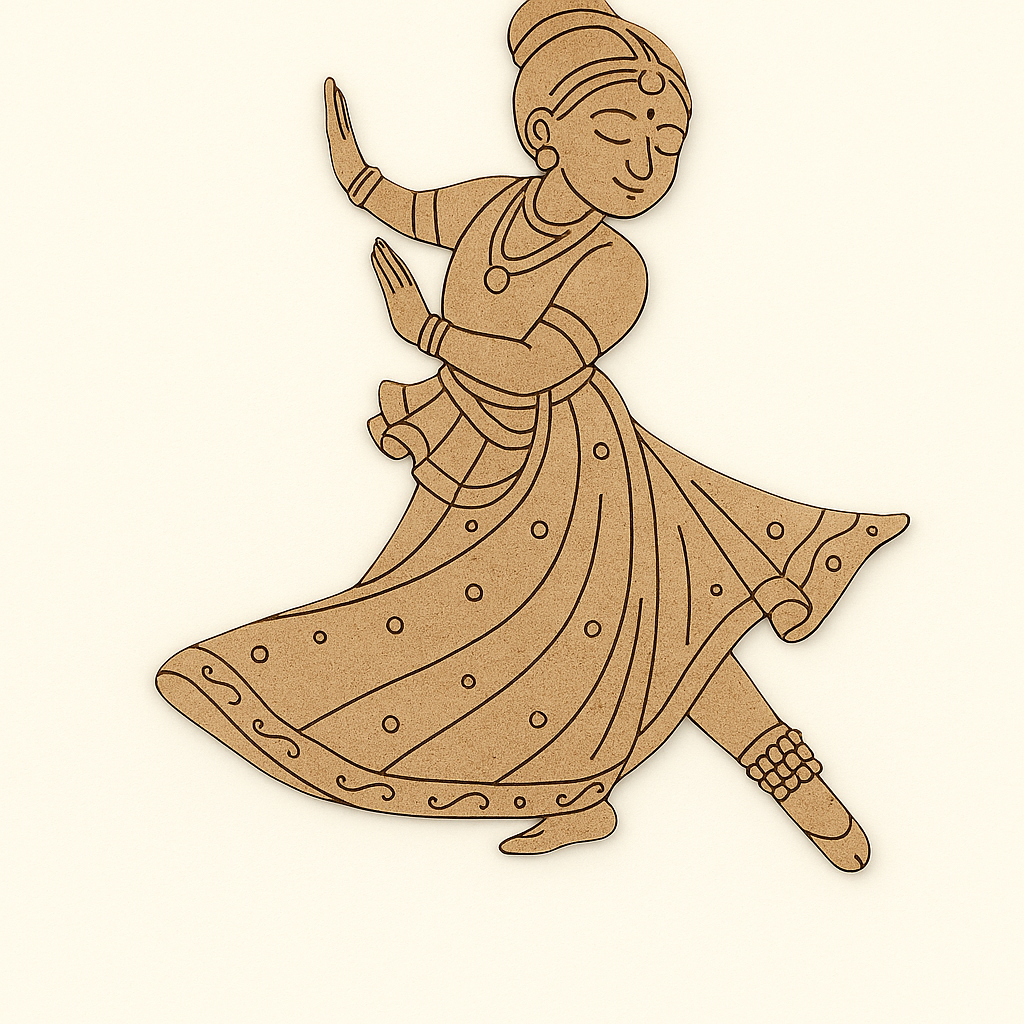 Kathakali Dance Pre Marked Cutout