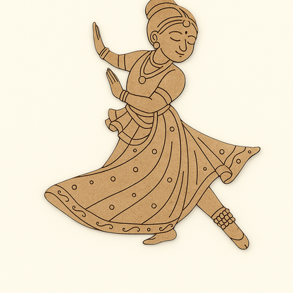 Kathakali Dance Pre Marked Cutout
