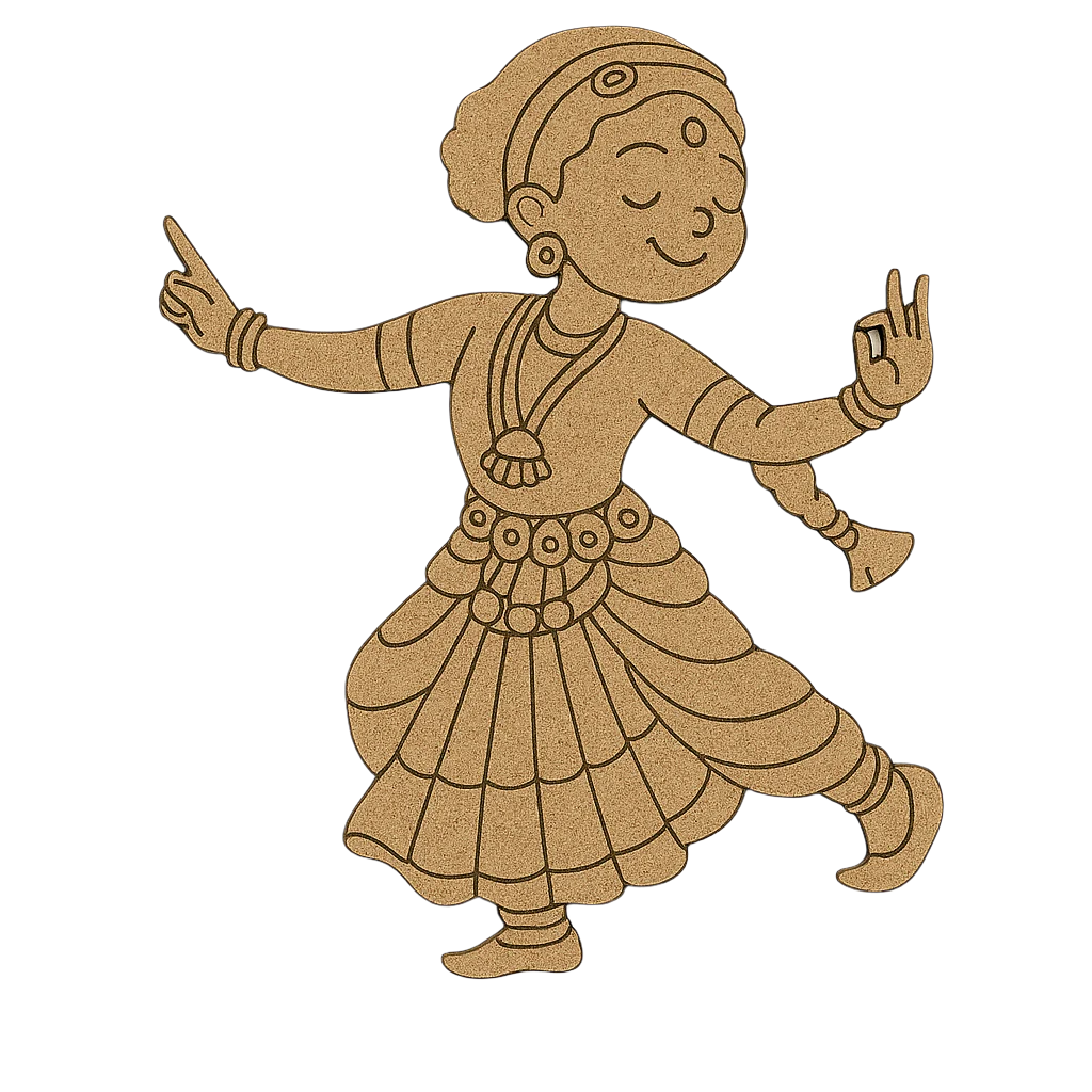 Kathakali Dance Pre Marked Cutout