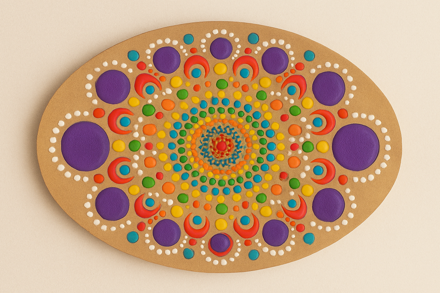 MDF Plain Oval Shape