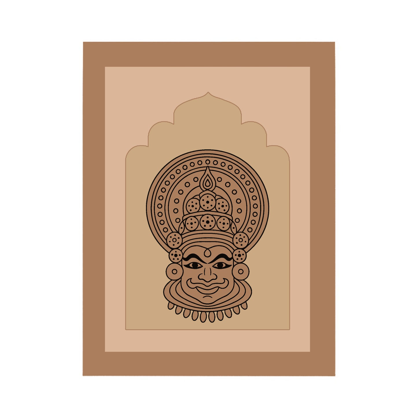 Kathak Design MDF Plain Jharokha