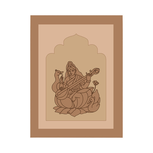 Lord Saraswathi Design MDF Plain Jharokha