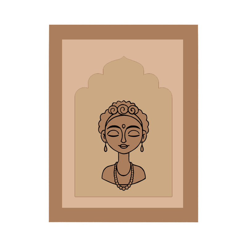 Woman Design MDF Plain Jharokha