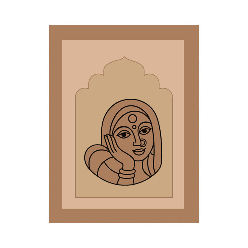 DIY Maharani Designer MDF Plain Jharokha