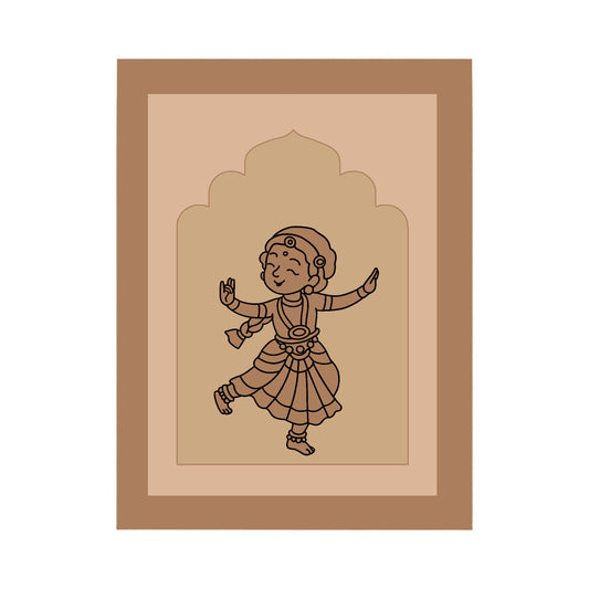 Dance artist Design MDF Plain Jharokha