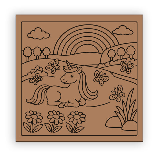 Unicorn  Pre-marked Design for painting