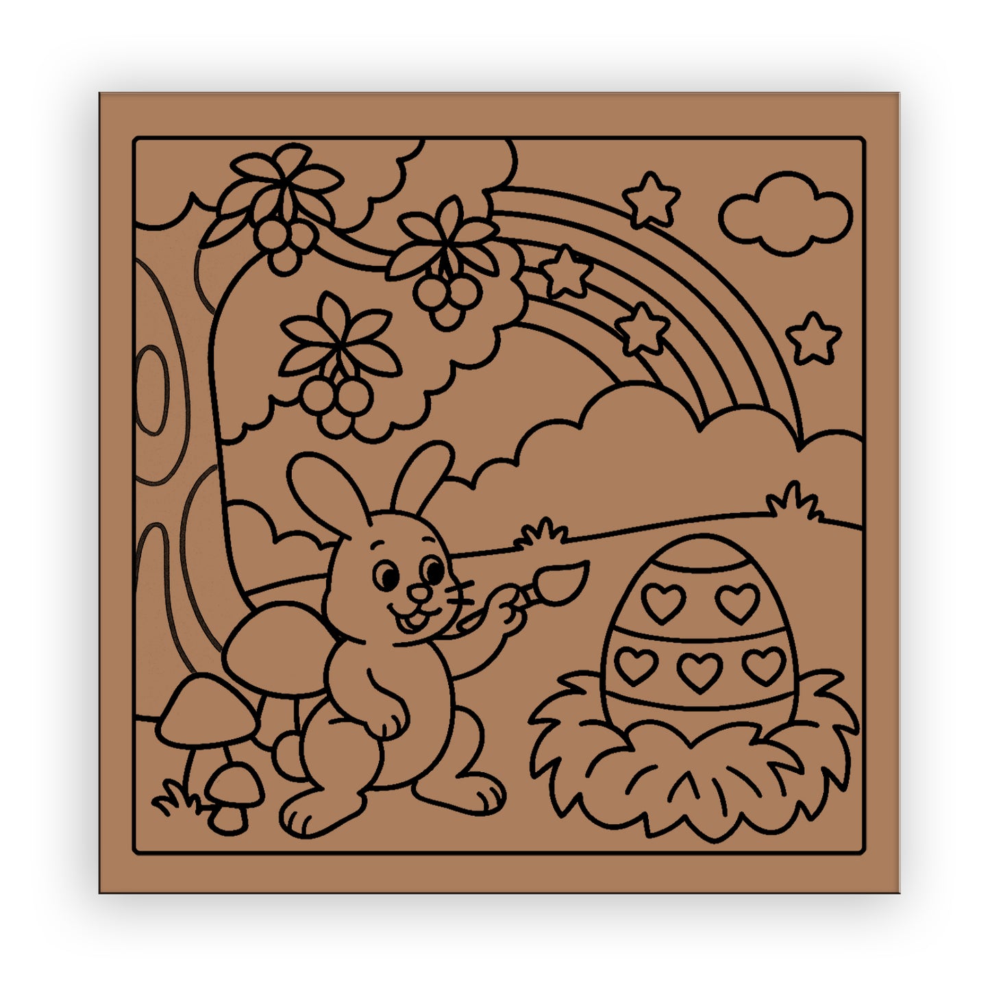Rabbit  Pre-marked Design for painting