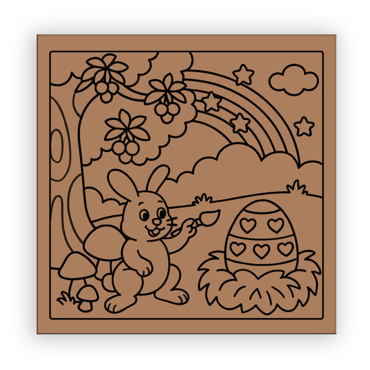 Rabbit  Pre-marked Design for painting