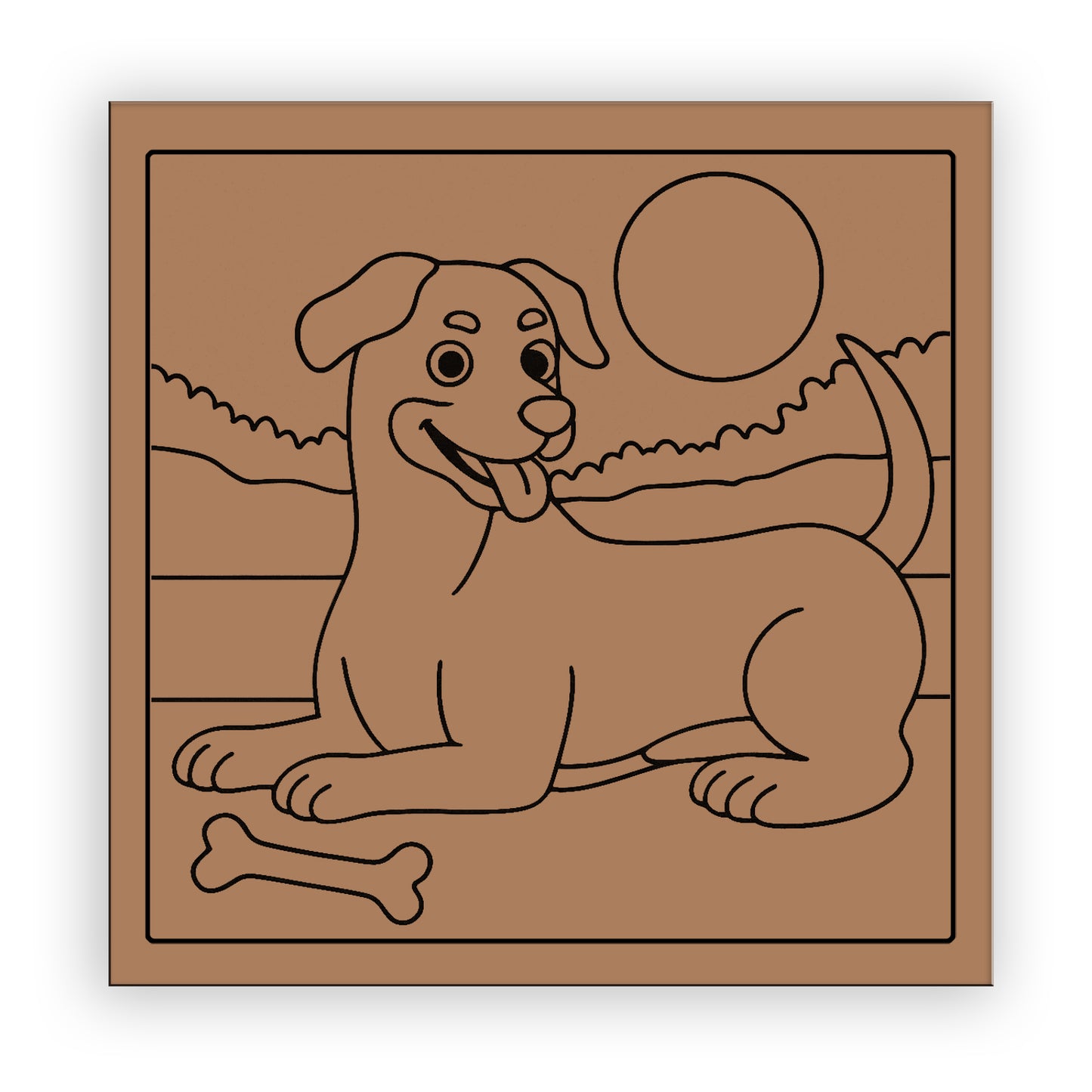 Dog Pre-marked Design for painting