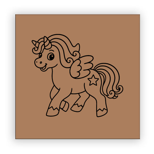 Unicorns Pre-marked Design for painting