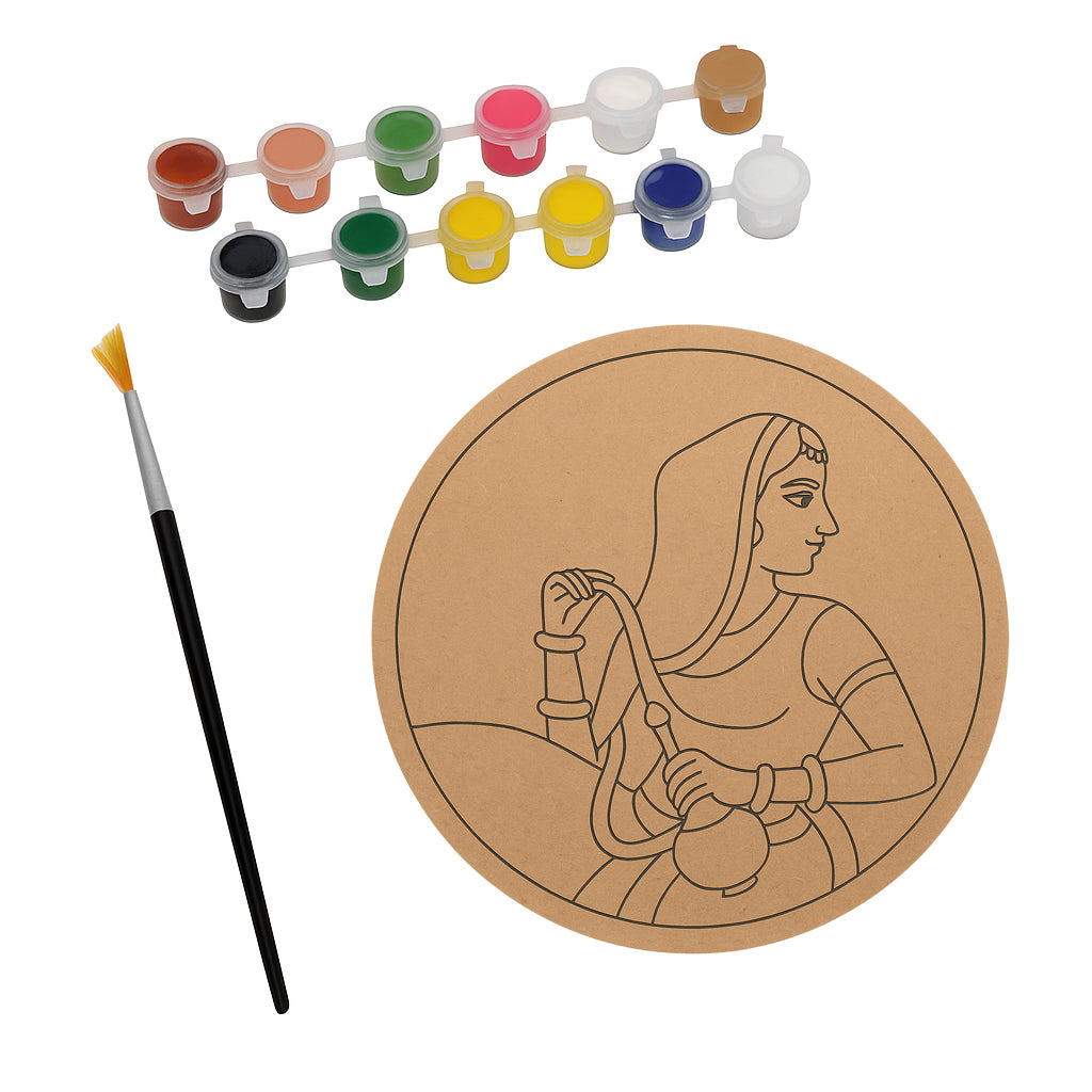MDF Pre Marked Round Mandala Kit