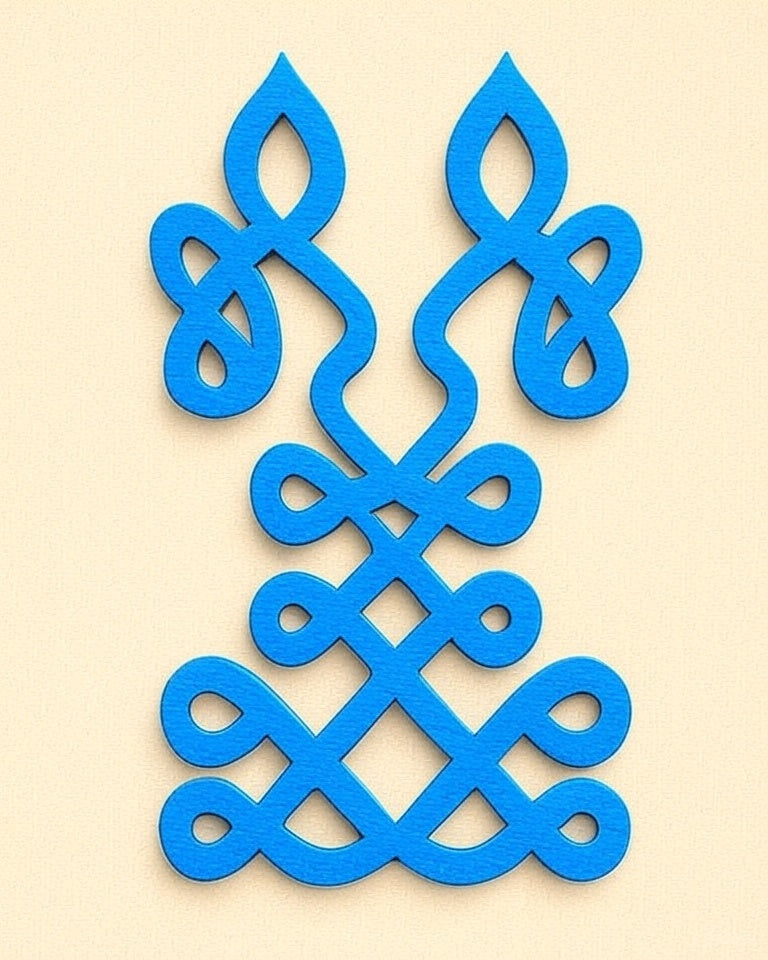 Candle Pattern Plain MDF Kolam Art Cutout