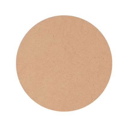 MDF Plain Round Base for Painting