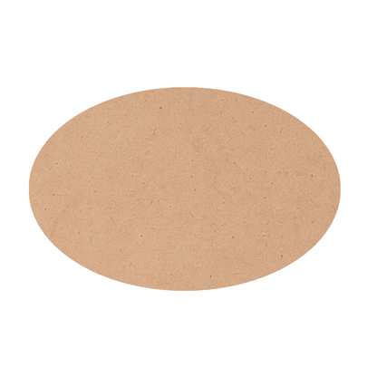 MDF Plain Oval Shape