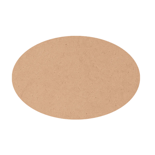 MDF Plain Oval Shape