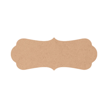 Designer MDF Name Plate Base