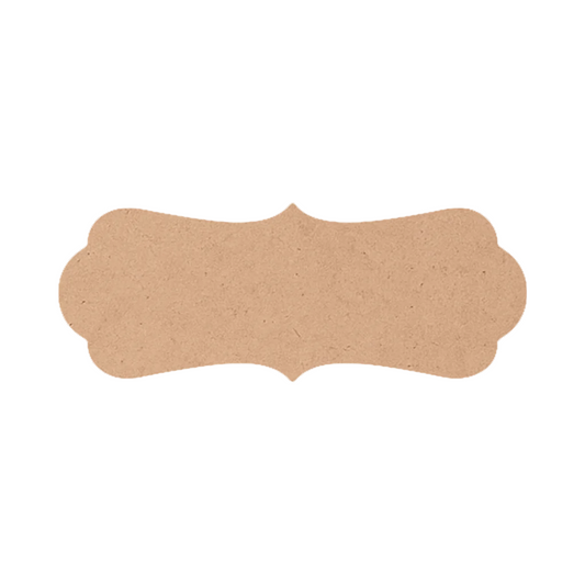 Designer MDF Name Plate Base