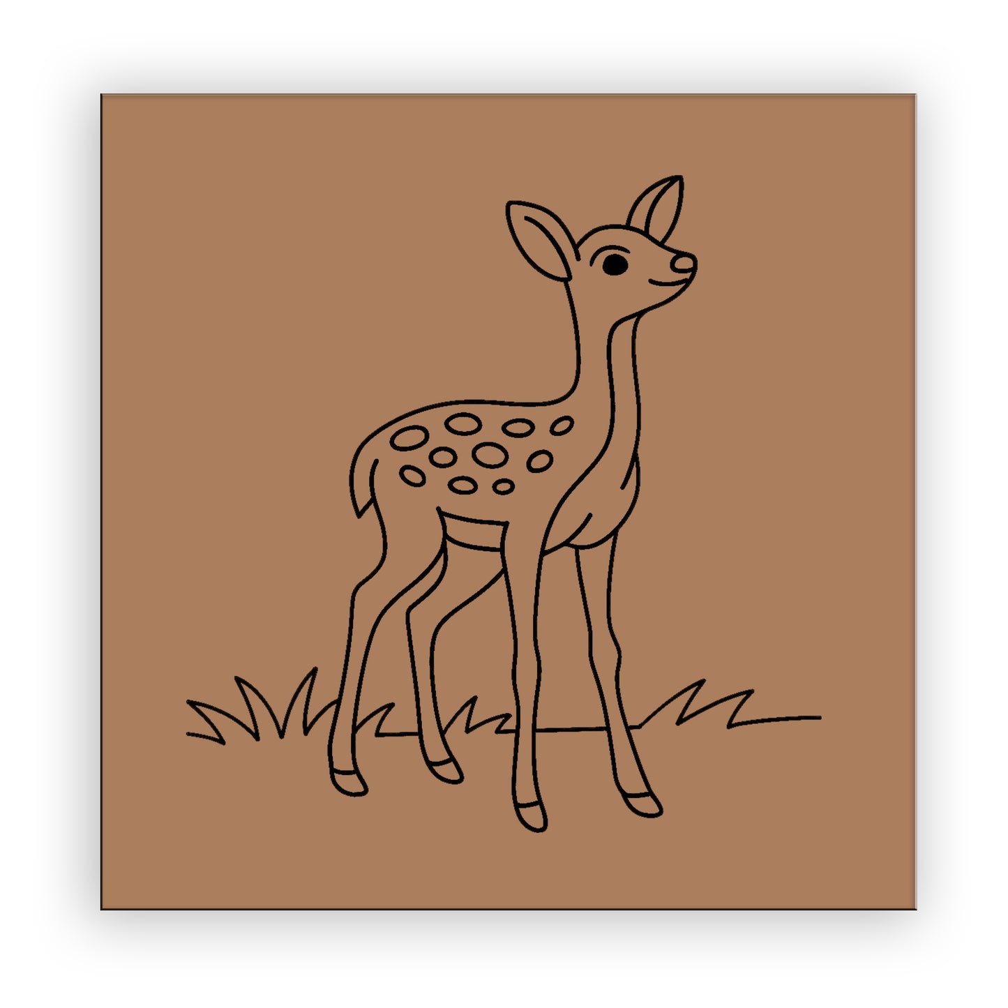 Deer Pre-marked Design for painting