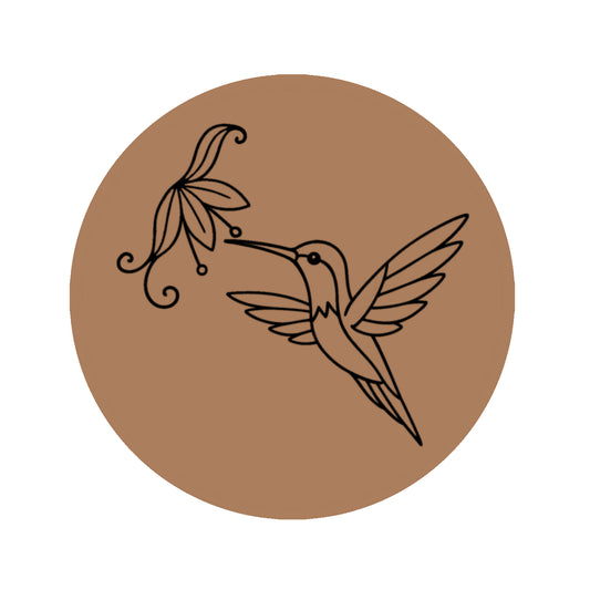 Humming Bird Pre-marked Design for painting
