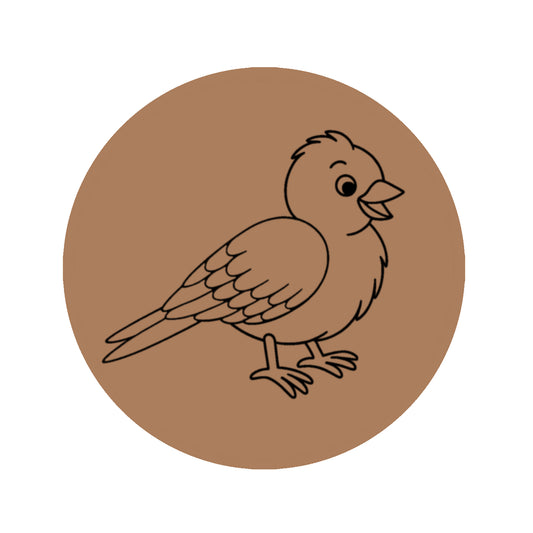 Sparrow Bird Pre-marked Design for painting