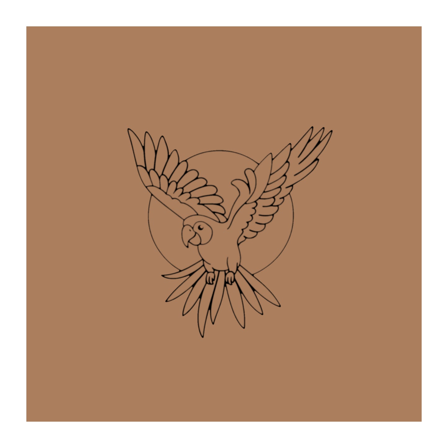 Parrot Pre-marked Design for painting