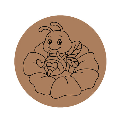Bee Pre-marked Design for painting
