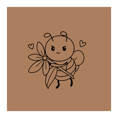 Bee Pre-marked Design for painting