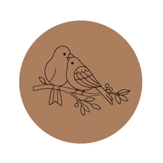 Love Birds Pre-marked Design for painting