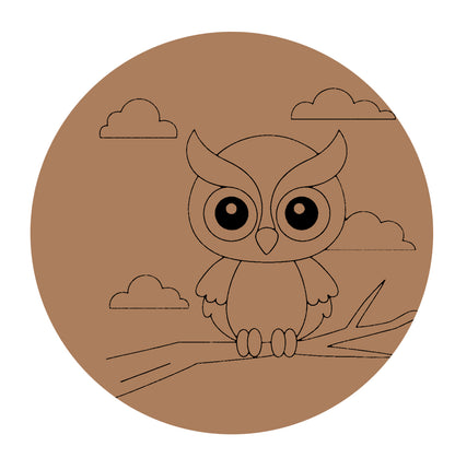 Owl Pre-marked Design for painting