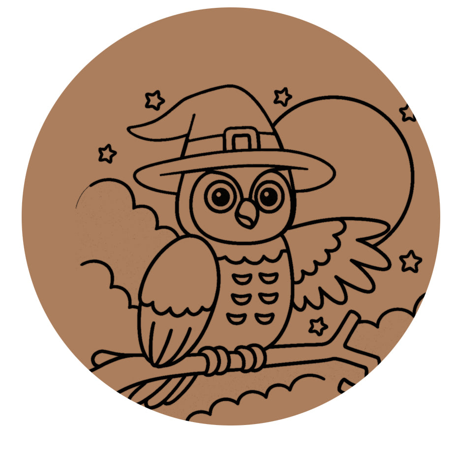 Owl Pre-marked Design for painting