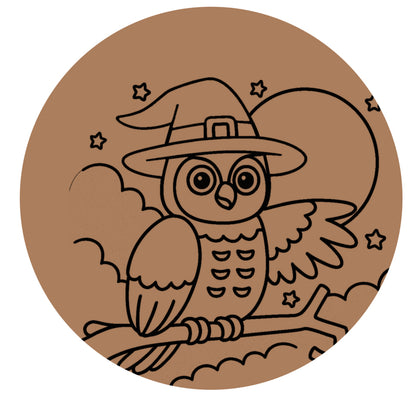 Owl Pre-marked Design for painting