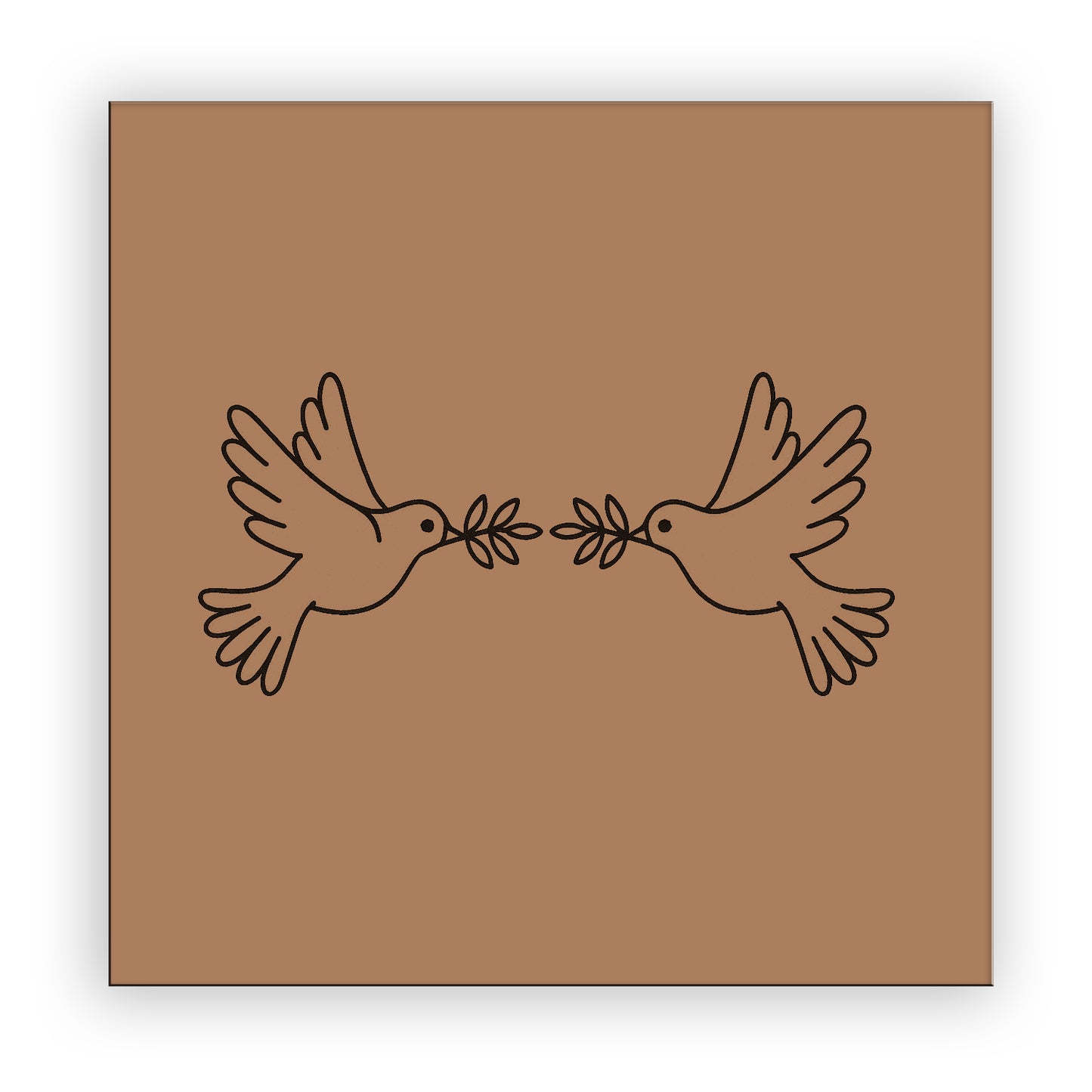 Love Pigeon Pre-marked Design for painting