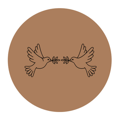 Love Pigeon Pre-marked Design for painting