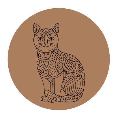 Cat Pre-marked Design for painting